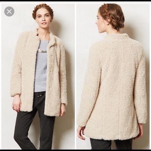 Anthropologie Teddy Bear Coat